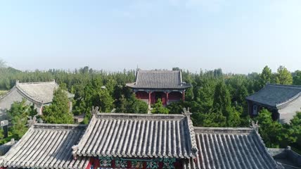 航拍中国古建筑
