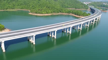 江西庐山西海航拍视频