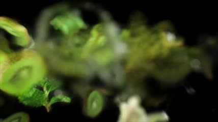 美味的甜点小吃制作特写视频