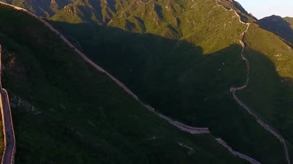巍峨壮观中国长城实拍视频