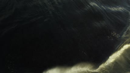 大气震撼航拍实拍大海海浪涌动视频素材