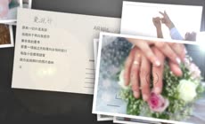 爱的旅程婚礼开场视频婚礼相册模板文件夹