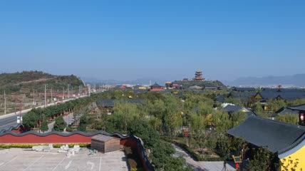 古建筑圆明园视频素材
