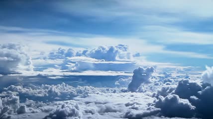 美丽天空风景云流动实拍