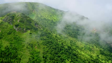 实景拍摄夏天的山田峠和万座峠摄影视频素材