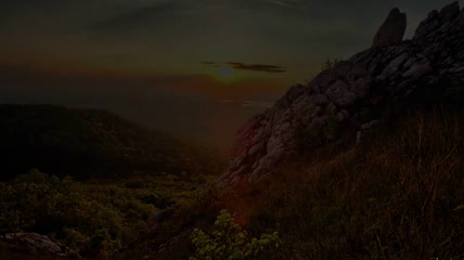 唯美大自然风光山川日出视频素材