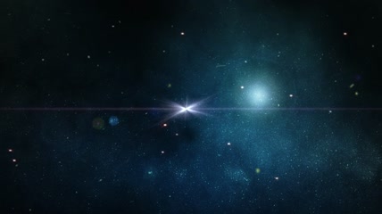 震撼宇宙星空霓虹灯点10秒倒计时