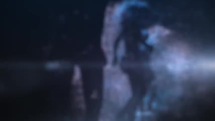 动感舞蹈人影闪动素材