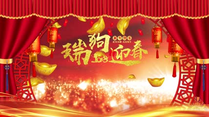 春节拜年视频片头素材