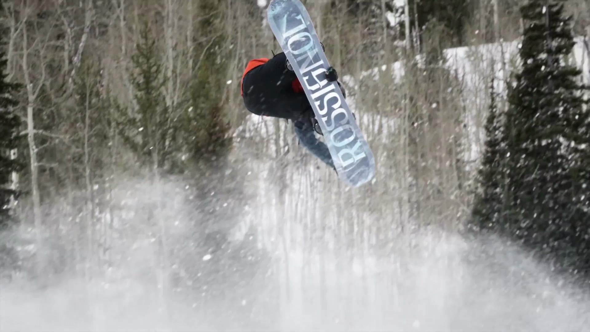 冬季滑雪极限运动视频素材