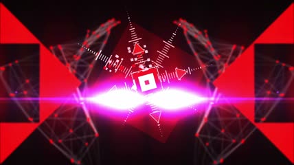 高清几何图形动感VJ背景素材