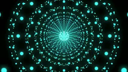 蓝色荧光动感穿梭光效酒吧led视频
