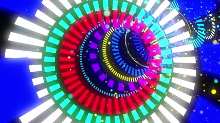 炫彩线条隧道LED舞台