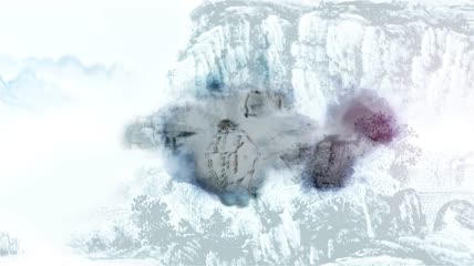 原创高清水墨重阳节背景视频