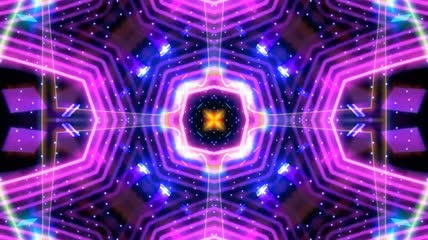 大气动感节奏万花筒VJ视频模特走秀