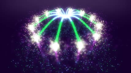 高清粒子线条变化VJ动感背景素材