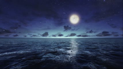 我心狂野的呼喊大海场景背景素材