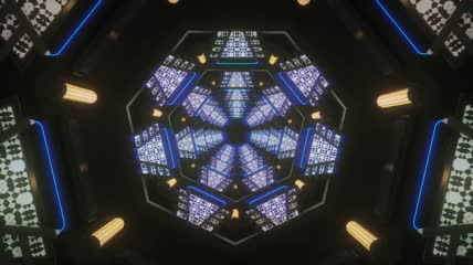 高清酒吧夜场舞厅绚丽图案LED视频