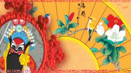 高清戏曲文化背景素材