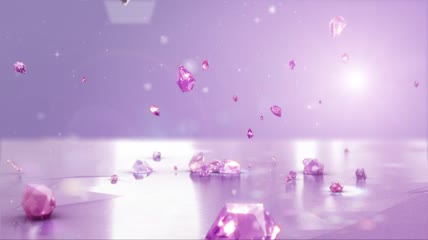 水晶女王公主皇冠婚礼背景开场
