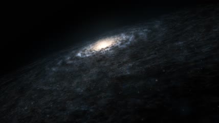 震撼星际粒子银河视频素材