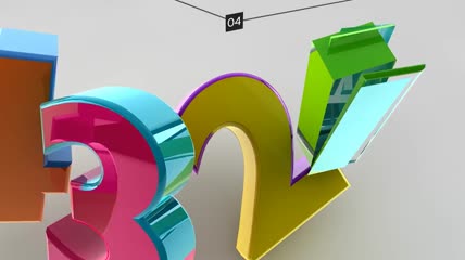 维卡通创意火箭5秒倒计时