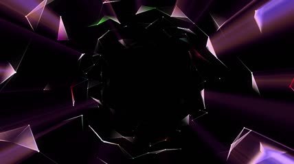 线框空间穿梭动感电音光效酒吧