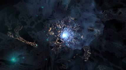 4K三维科技感宇宙穿梭LED舞台背景