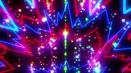 动感节奏光线背景视频