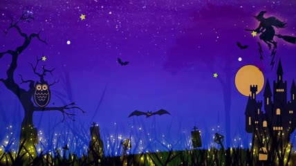 万圣节激情狂欢夜LED舞台视频