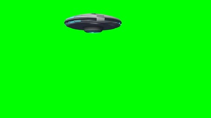UFO飞碟绿屏抠像