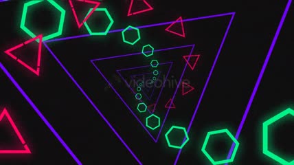 绚丽动感舞台背景视频素材