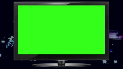 电视机绿屏抠像