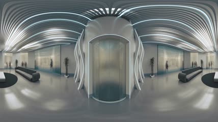 2K科幻未来数字虚拟之旅VR全息影像