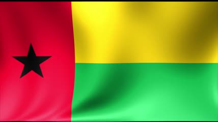 4K几内亚比绍国旗