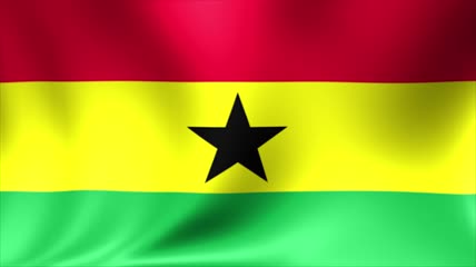 4K加纳国旗