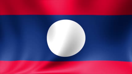 4K老挝国旗