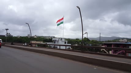 4K实拍印度国旗