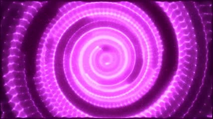 紫色粒子光圈光效动态背景素材