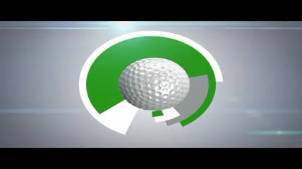 高尔夫球动画揭示出logo标志的AE模板