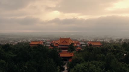 高清实拍大理崇圣寺大理三塔