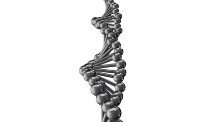 基因链条螺旋竖向展示素材