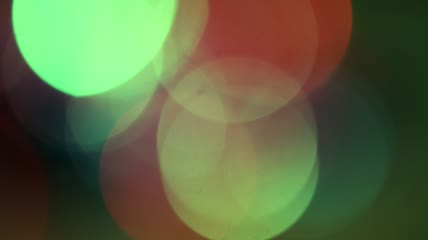 绿色透明光圈动态视频素材