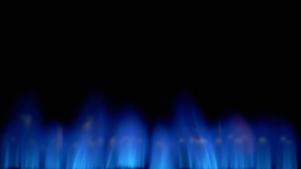 蓝色火焰燃烧动态视频素材