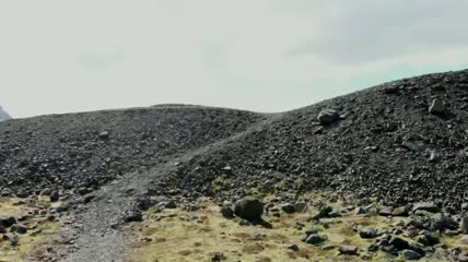 冰岛地理地貌火山熔岩实拍