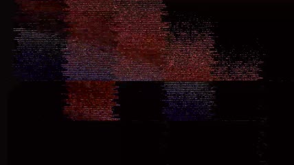 彩色故障画面