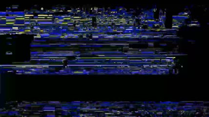 彩色故障画面视频素材