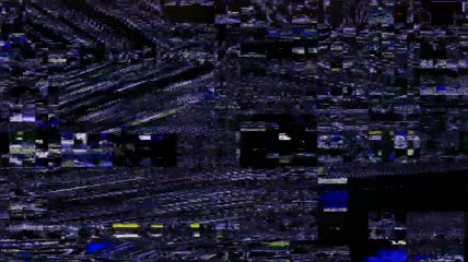 彩色故障画面视频素材