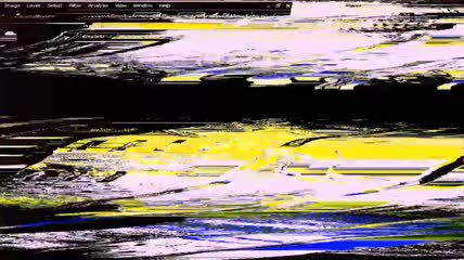 彩色故障画面视频素材_039