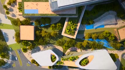 3D建筑房地产实拍视频